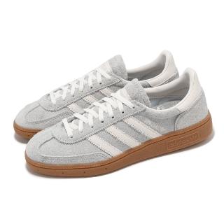 【adidas 愛迪達】休閒鞋 Handball Spezial W 女鞋 灰 白 麂皮 復古 膠底 愛迪達(IF6491)