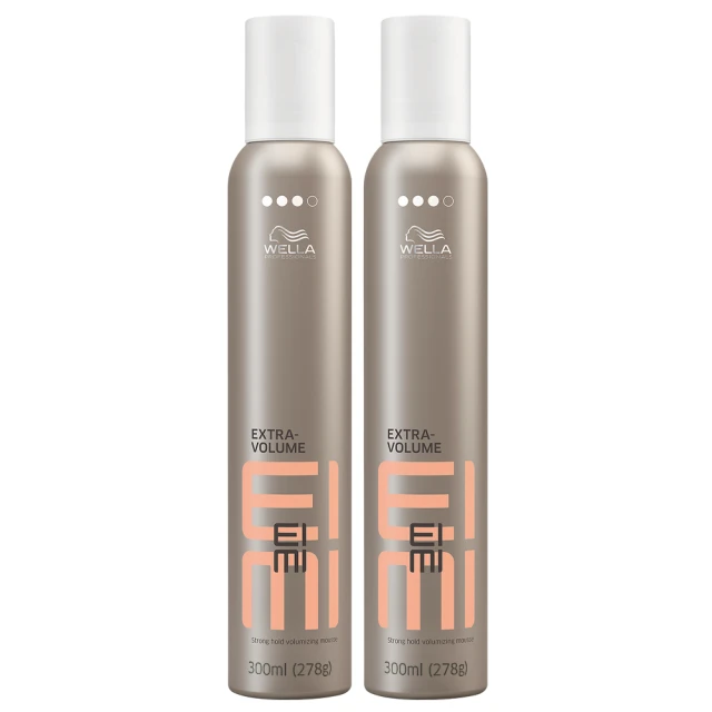 【WELLA 威娜】Extra Volume 彈力慕絲plus 300ml 2入組(公司貨)