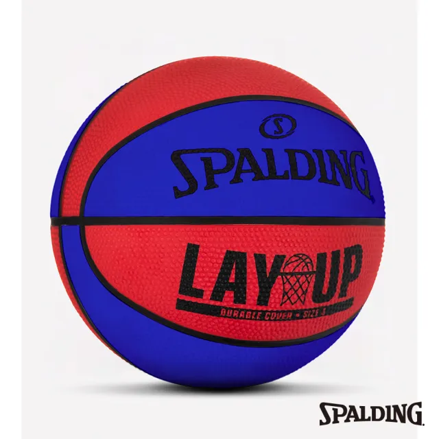 【SPALDING】LAYUP系列 籃球 室外球 橡膠(7號球)