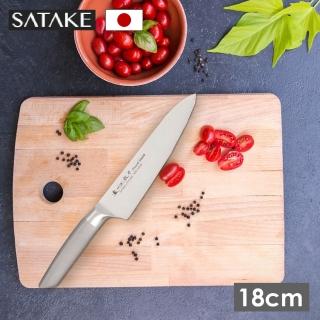 【佐竹產業】日本製 濃州正宗作 一體成型含鉬不鏽鋼牛刀 18cm(日製切肉刀 主廚刀 菜刀 切刀 日本菜刀)