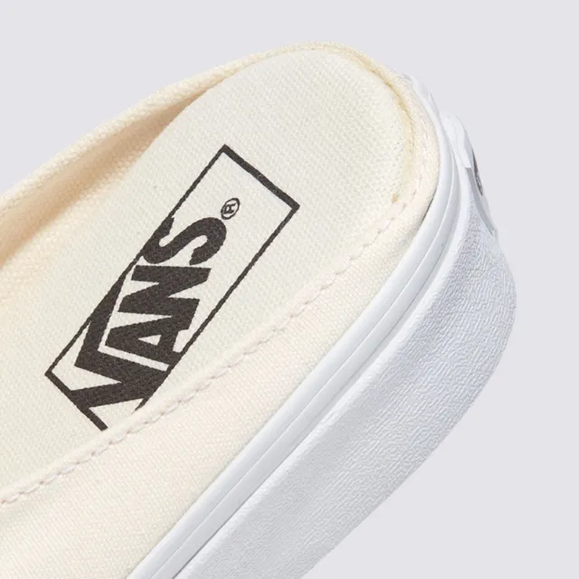 【VANS 官方旗艦】UA Classic Slip-On Mule 男女款黑白色棋盤格懶人拖鞋/休閒鞋/帆布