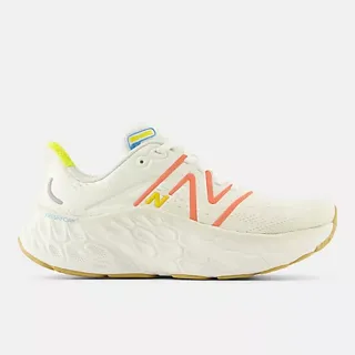 【NEW BALANCE】NB Fresh Foam X More v4 跑步鞋 運動鞋 慢跑鞋 緩震 女鞋 白橘色(WMORCF4-D)