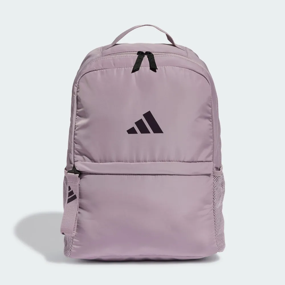 【adidas 愛迪達】後背包 運動包 書包 旅行包 登山包 ADIDAS SP BP PD 紫 IR9935