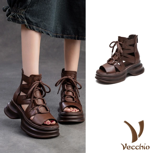 Vecchio 真皮樂福鞋 厚底樂福鞋/真皮翻絨牛皮復古縫線