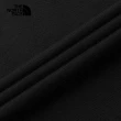 【The North Face 官方旗艦】北面男女款黑色純棉小熊帳篷印花短袖T恤｜8CSTJK3