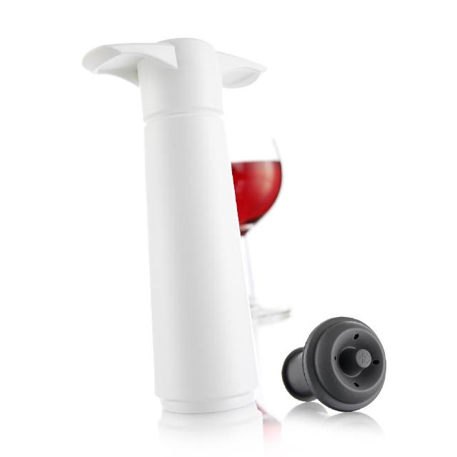 【VACU VIN】抽真空器+酒瓶塞 白 / 紅酒塞 真空瓶塞 保鮮瓶塞 葡萄酒塞 母親節禮物