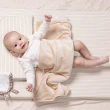 【Gennies 奇妮】舒眠超值寢具三件組-卡布奇諾(嬰兒床墊+平枕+嬰兒被)