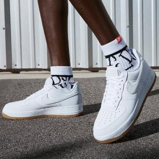 【NIKE 耐吉】運動鞋 休閒鞋 女鞋 W AIR FORCE 1 07 NN Next Nature 白 焦糖底 低筒 皮革 AF1(FN6326100)