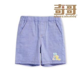【奇哥官方旗艦】比得兔 男童裝 生日快樂純棉五分褲(6-8歲)