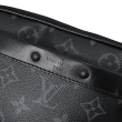【Louis Vuitton 路易威登】LV M82542 ALPHA 黑經典花紋寬背帶雙層方包斜背包(現貨)