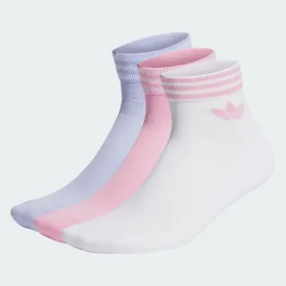 【adidas 官方旗艦】LOGO 腳踝襪 3 雙入 男/女 - Originals IU2663