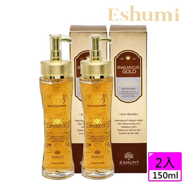 【3W CLINIC】韓國 ESHUMI 逆齡2件組 黃金蝸牛胜逆齡精華 150ml 2入(24K黃金胜 抗皺 精華液)