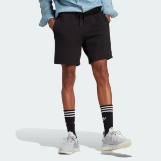 【adidas 愛迪達】PREMIUM ESSENTIALS 運動短褲(IB2014 男款 運動短褲 ORIGINALS 黑)