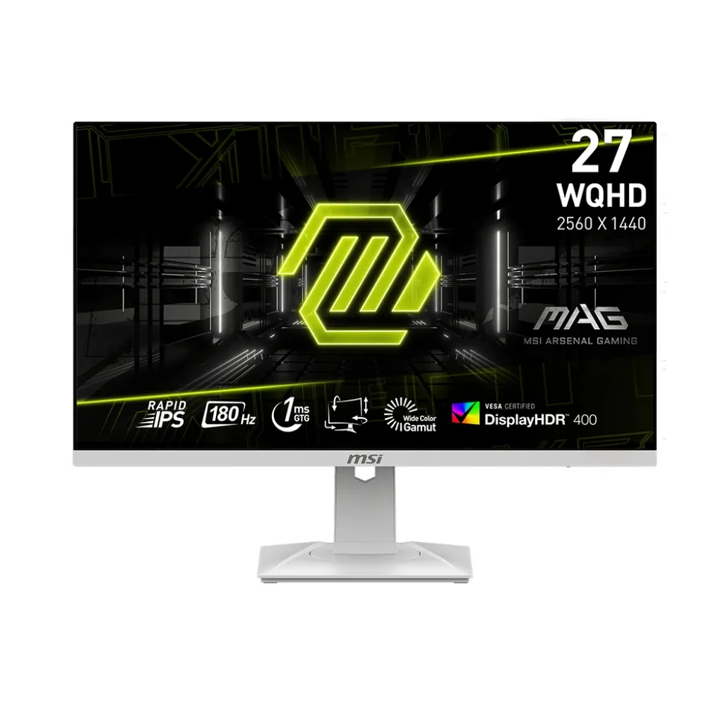 【MSI 微星】MAG 274QRFW 27型 IPS WQHD 180Hz 電競螢幕(1ms/HDR400/FreeSync)