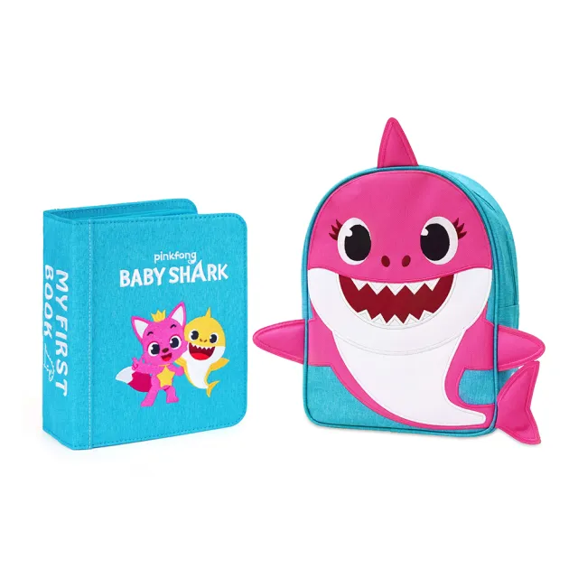 【My First Book】聯名冊-Baby Shark(2Y+正版聯名/啟蒙玩具/蒙特梭利/布書/寶寶互動學習/五感發展/送禮)