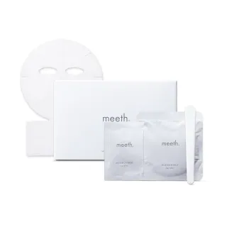 【meeth】碳酸護膚面膜2入組(保濕、舒緩、提亮)