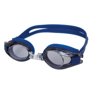 【MIZUNO 美津濃】SWIM 兒童泳鏡-臺灣製 抗UV 防霧 蛙鏡 鏡面 游泳 戲水 深藍(N3TFB60000-82)