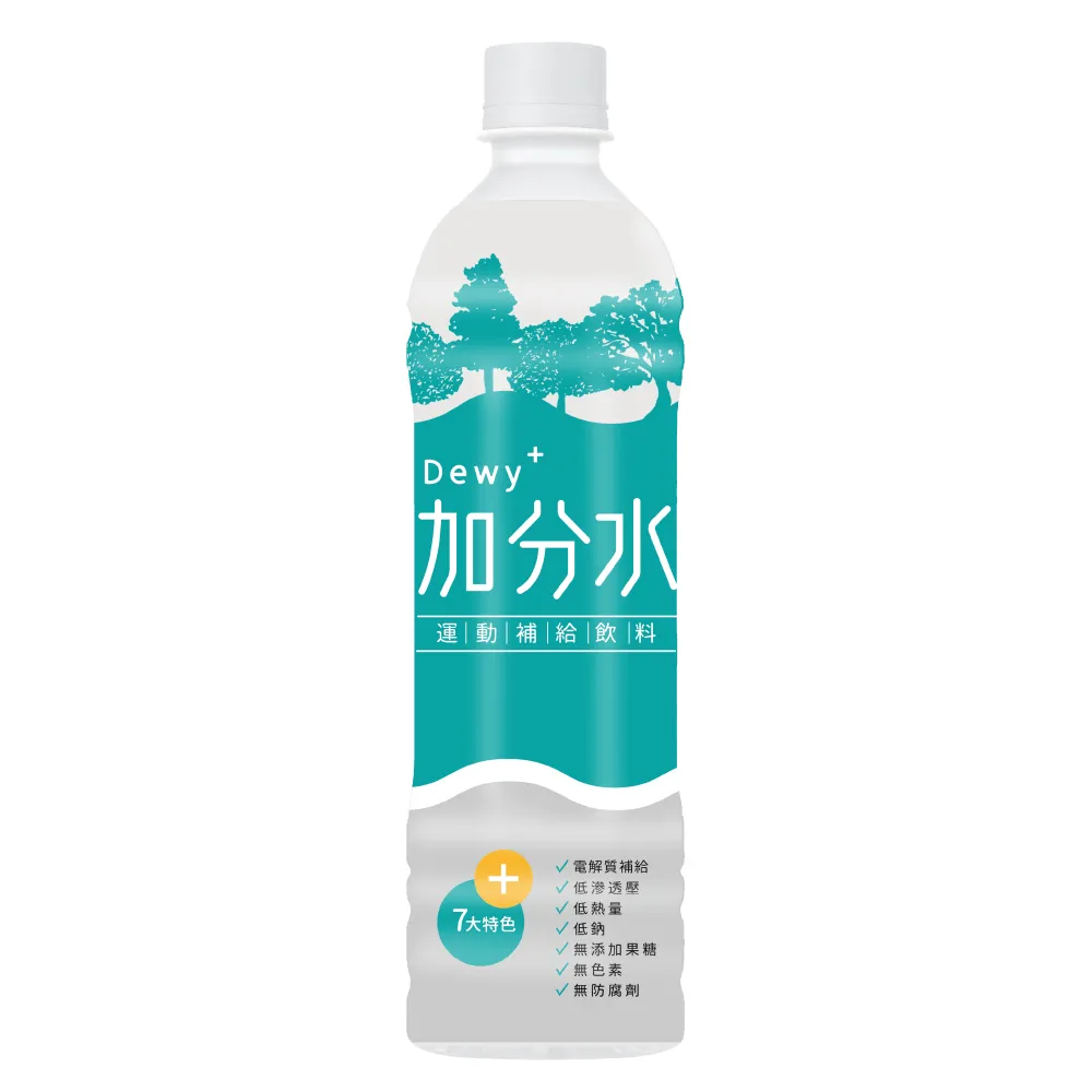 【生活】加分水Dewy+運動補給飲料600mlx24入/箱