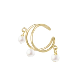 【Olivia Yao Jewellery】無耳洞設計迷你愛奧尼珍珠耳夾(Mus☆e Edition)