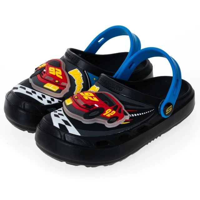 SKECHERS 男童涼拖鞋系列 SWIFTERS(406713LBLK)