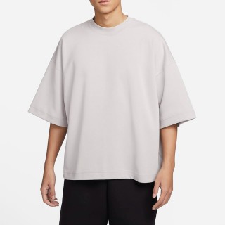 【NIKE 耐吉】短袖 上衣 T恤 運動 休閒 男 女 AS M NK TCH FLC SS TOP 淺鐵礦石灰(FB8166012)