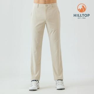 【Hilltop 山頂鳥】抗UV吸濕快乾彈性長褲 可收納 男款 卡其｜PS07XMF9ECN0