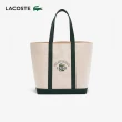 【LACOSTE】包款-羅蘭加洛斯版帆布托特包(白色)