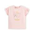 【奇哥官方旗艦】比得兔 女童裝 生日快樂花朵短袖上衣/T恤-吸濕排汗+抗UV(2-4歲)