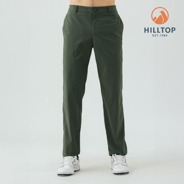【Hilltop 山頂鳥】抗UV吸濕快乾彈性長褲 男款 綠｜PS07XMG0ECM0