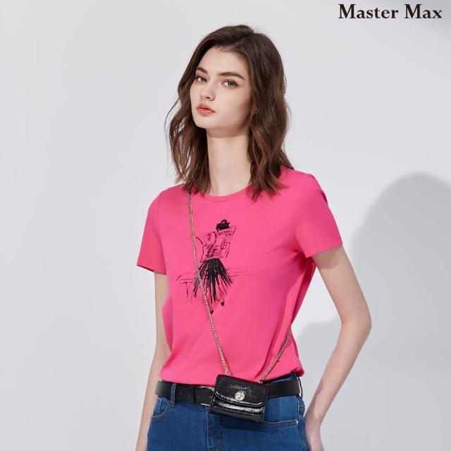 【Master Max】手繪插畫感舒服短袖上衣(8417047)