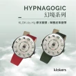 【klokers 庫克】幻境系列 KLOK-01-H3 綠字錶頭+單圈尼龍錶帶