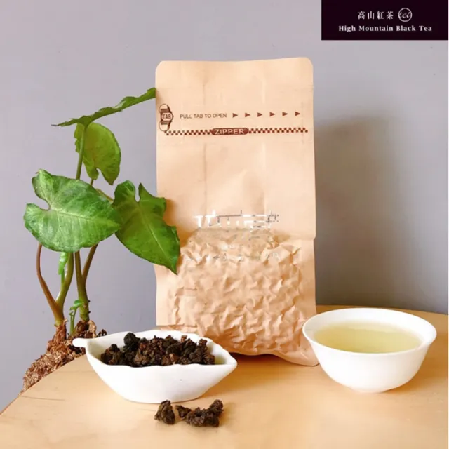 【無藏茗茶】阿里山金萱茶葉組-金萱紅茶60g+金萱綠茶100g裸包裝(紅茶/綠茶/無附提袋)