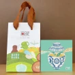 【無藏茗茶】端午公益禮盒-祝福文字小方盒×3盒組(茶包系列—健康快樂/附提袋)