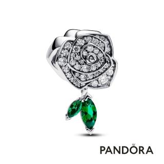 【Pandora 官方直營】璀璨玫瑰綻放串飾