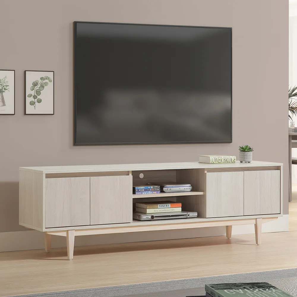 【WAKUHOME 瓦酷家具】Ariel極簡主義白楓木6尺TV櫃A015-216