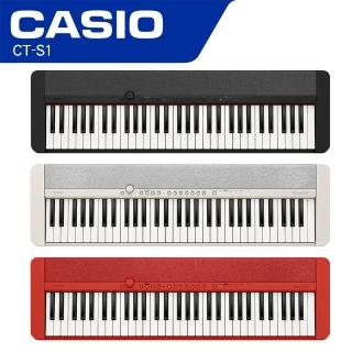 【CASIO 卡西歐】CT-S1 61鍵電子琴 原廠公司貨(支援APP練習 原廠保固一年)