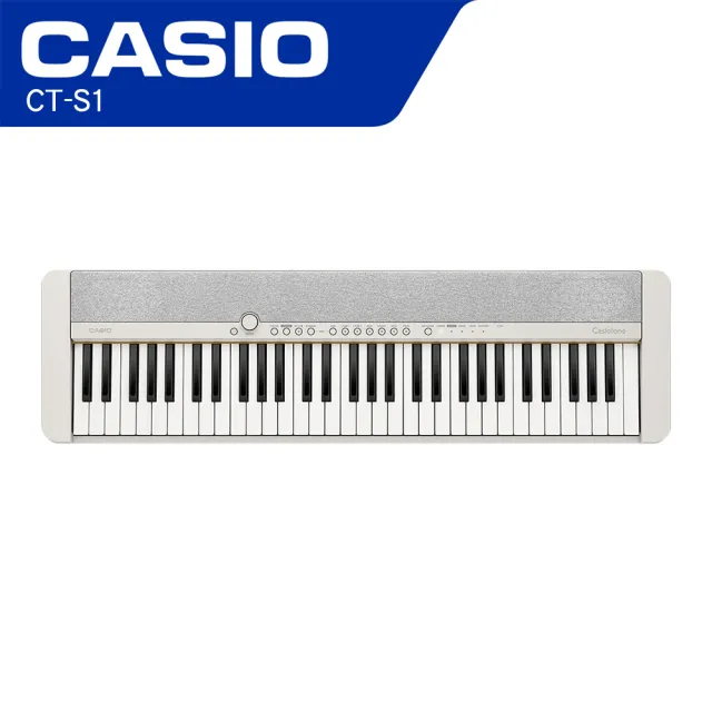【CASIO 卡西歐】CT-S1 61鍵電子琴 原廠公司貨(支援APP練習 原廠保固一年半)