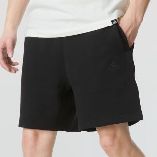 【adidas 愛迪達】短褲 男款 運動褲 ST FL KN SHORTS 黑 IT3930
