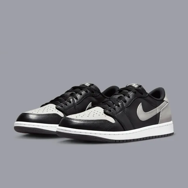 【NIKE 耐吉】休閒鞋 Air Jordan 1 Low OG Shadow 影子 黑灰 低筒 男鞋 CZ0790-003