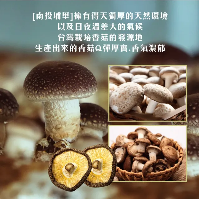 【初品果】正宗台灣南投埔里香菇x1袋(大香菇_直徑約5-10cm以上)
