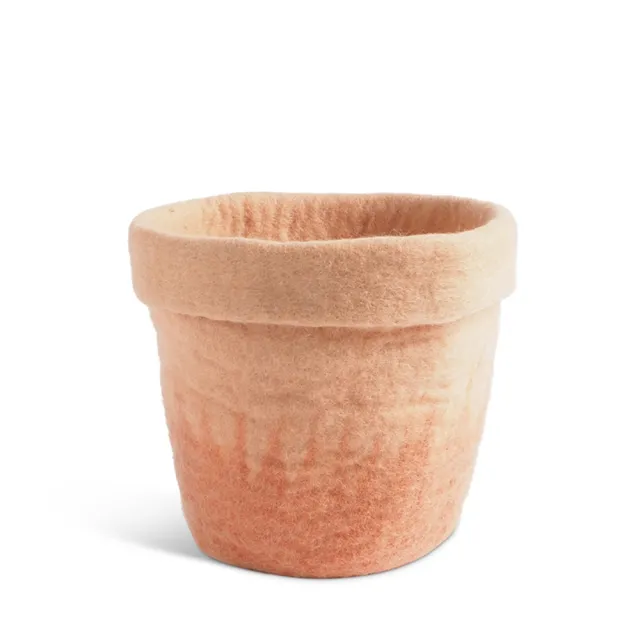 【CNFlower 西恩】Aveva Design瑞典羊毛氈 FLOWER POT 20羊毛氈漸層容器-大(家飾品/容器/盆器/盆栽/花器)