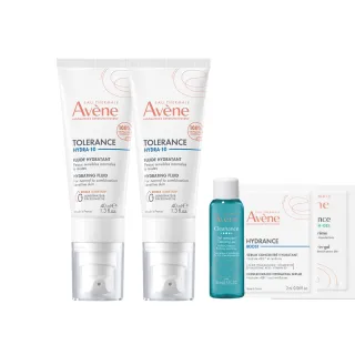 【Avene 雅漾官方直營】Hydra10極簡保濕乳液/乳霜組(前安敏升級)