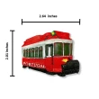 【A-ONE 匯旺】葡萄牙紅色巴士世界旅行磁鐵+葡萄牙貝倫塔貼章2件組紀念磁鐵療癒小物(C221+349)
