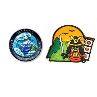 【A-ONE 匯旺】日本富士山味增留言板磁力貼+日本 Q版 古戰士補丁2件組磁鐵冰箱貼 可愛磁鐵(F625+317)