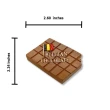 【A-ONE 匯旺】比利時巧克力留言板磁力貼+比利時盾牌袖標2件組特色3D磁鐵 創意地標磁鐵(C23+2)
