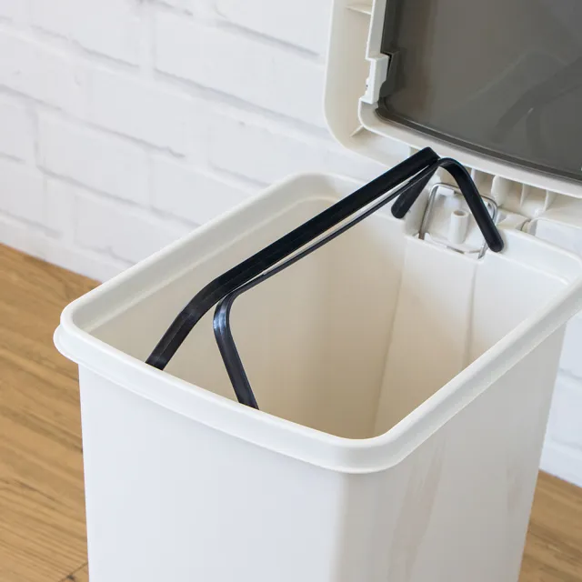 【KEYWAY 聯府】雙開式垃圾桶10L-6入垃圾筒T10