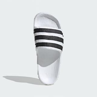 【adidas 愛迪達】ADILETTE 22 運動拖鞋 三葉草 男女 一體成形 運動 休閒 男女 白(IF3668 ∞)