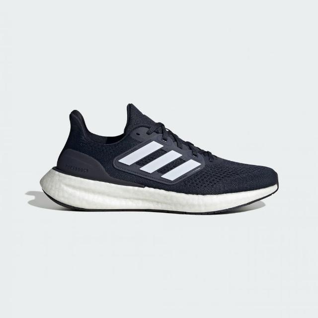 【adidas 愛迪達】PUREBOOST 23 慢跑鞋 緩震 訓練 路跑 運動 男 黑(IF2373 ∞)