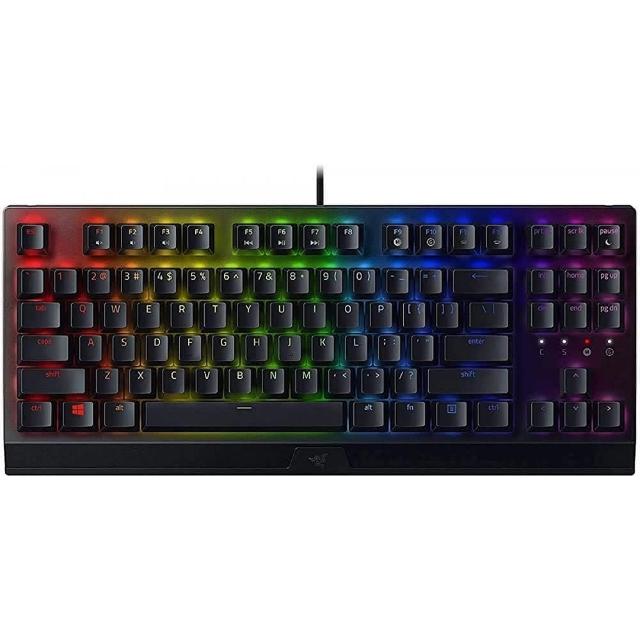 【Razer 雷蛇】BlackWidow V3 Tenkeyless 黑寡婦蜘蛛V3短軸 機械式鍵盤(英文)(RZ03-03490100-R3M1)