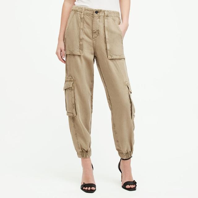 【ALLSAINTS】FRIEDA 輕薄舒適中腰軍裝長褲 WP004Z(常規版型)